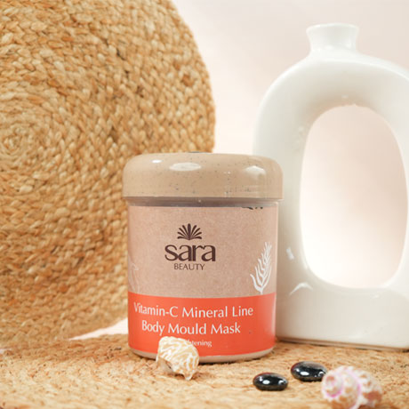 SARA VITAMIN-C Mineral Line Body Mould Mask No-13 (IN JAR) - Image 5 - Buy from Indicrest