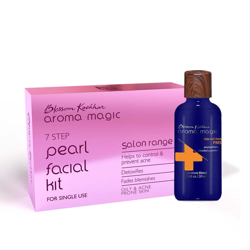 Aroma Magic Pearl Facial Kit with PMS Relief Oil Combo - Buy from Indicrest