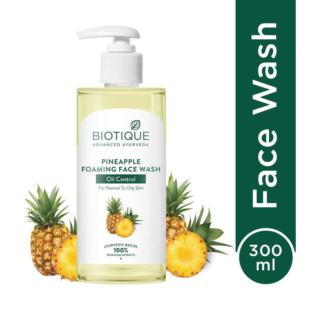 Biotique Pineapple Oil Control Foaming Face Wash, 50ml - Image 8 - Buy from Indicrest