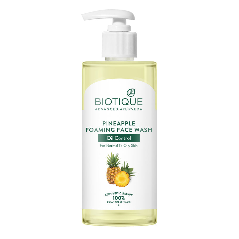 Biotique Pineapple Oil Control Foaming Face Wash, 50ml - Image 4 - Buy from Indicrest