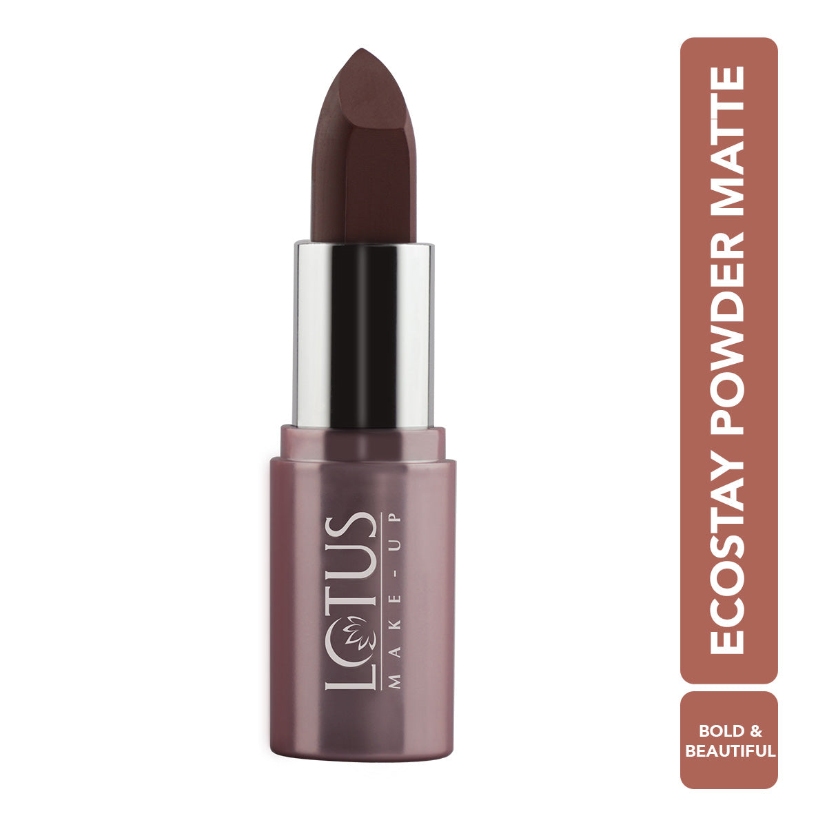Lotus Herbals Ecostay Powder Matte Lipcolor, Bold Beautiful, 4.2g