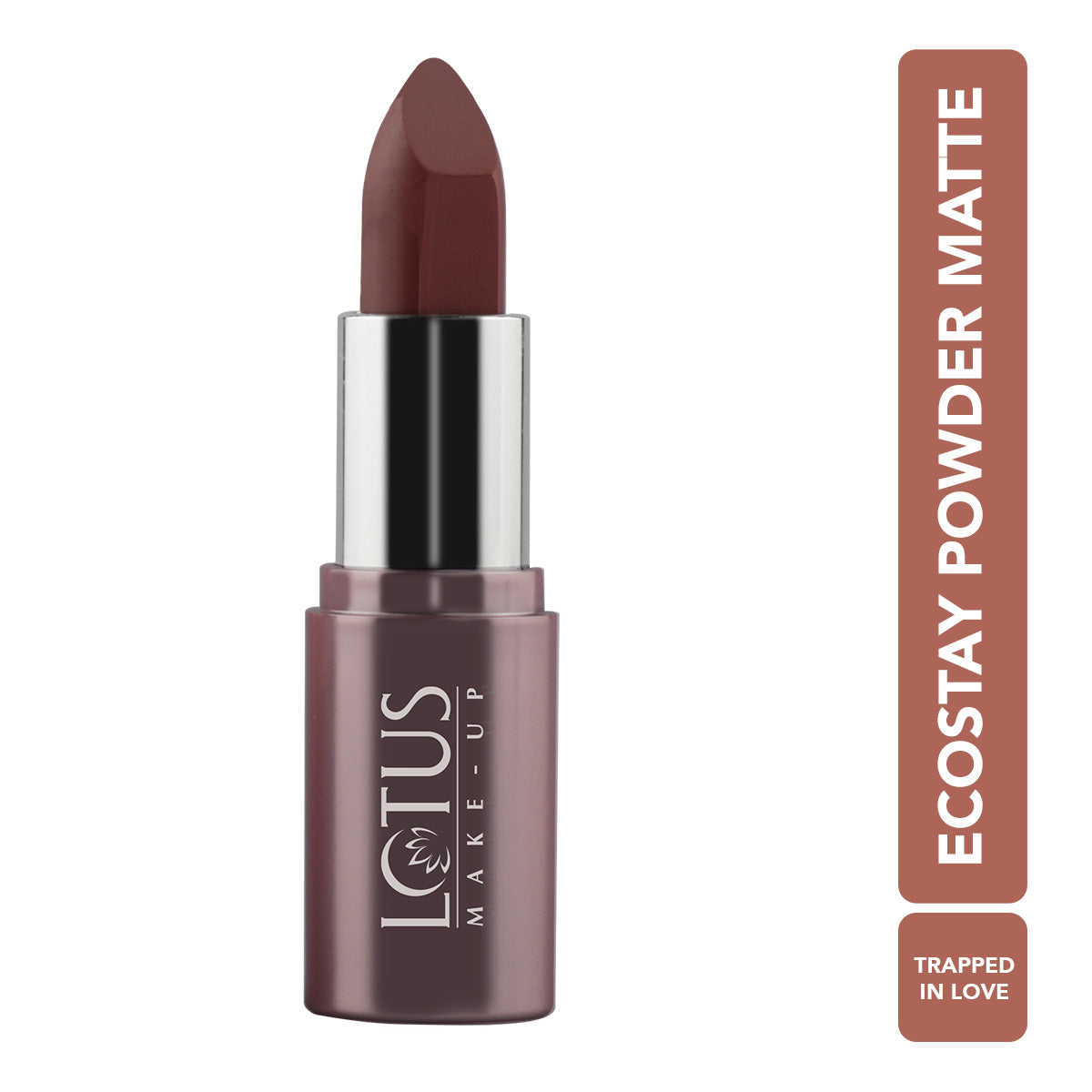 Lotus Herbals Ecostay Powder Matte Lipcolor, Trapped In Love, 4.2g