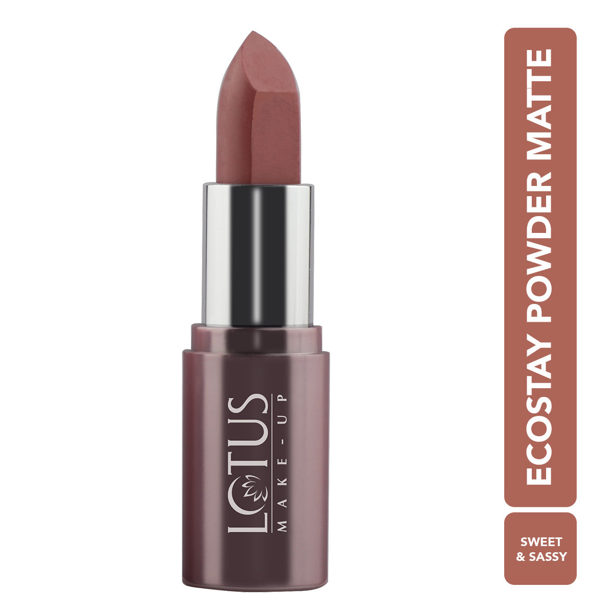 Lotus Herbals Ecostay Powder Matte Lipcolor, Sweet Sassy, 4.2g