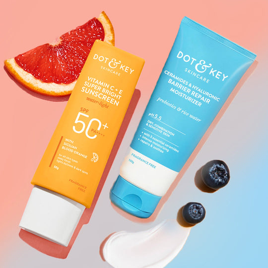 Dot & Key Moisturize & Protect Power Duo, (100g+50g) Buy at Indicrest