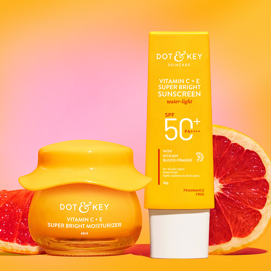 Dot & Key Glow+ Protect Vitamin C Duo, (60ml+50g)