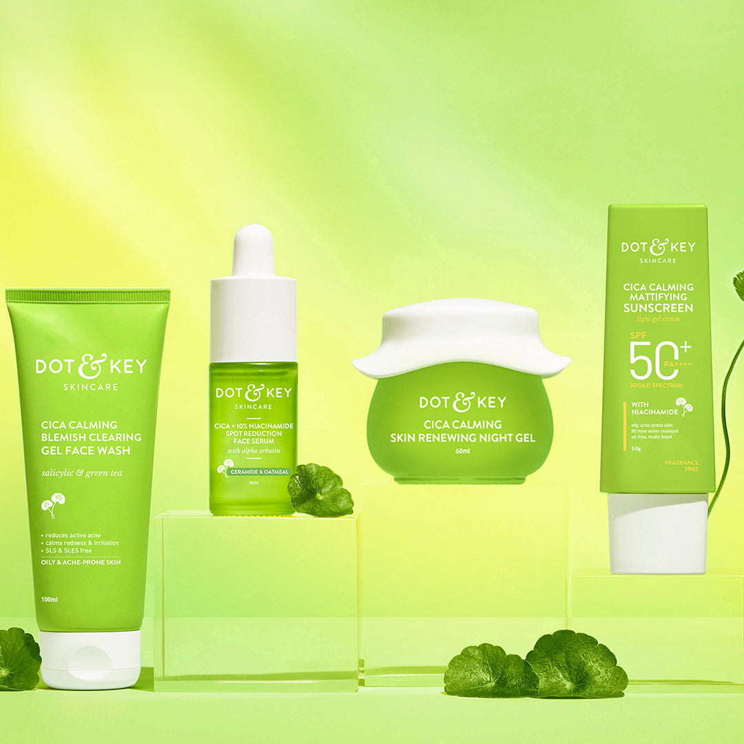 Dot & Key Super Cica & Salicylic Anti Acne Routine, Combo Pack