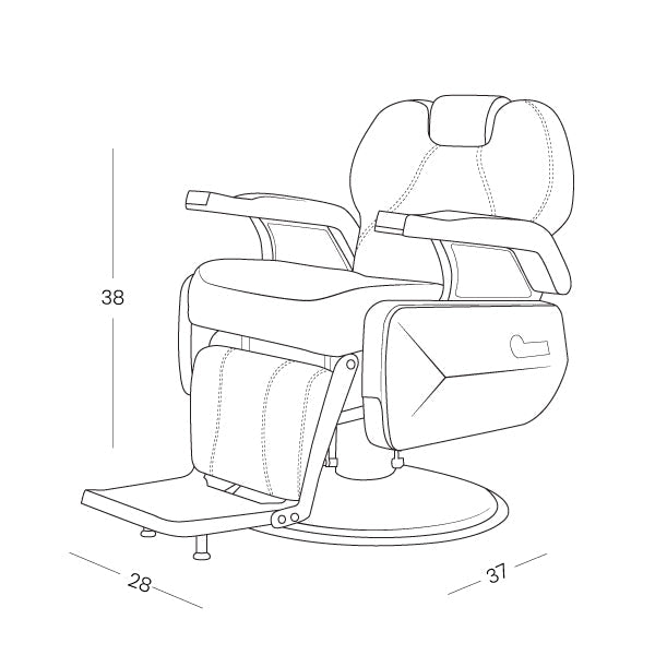Ikonic Barber Chair Prestige