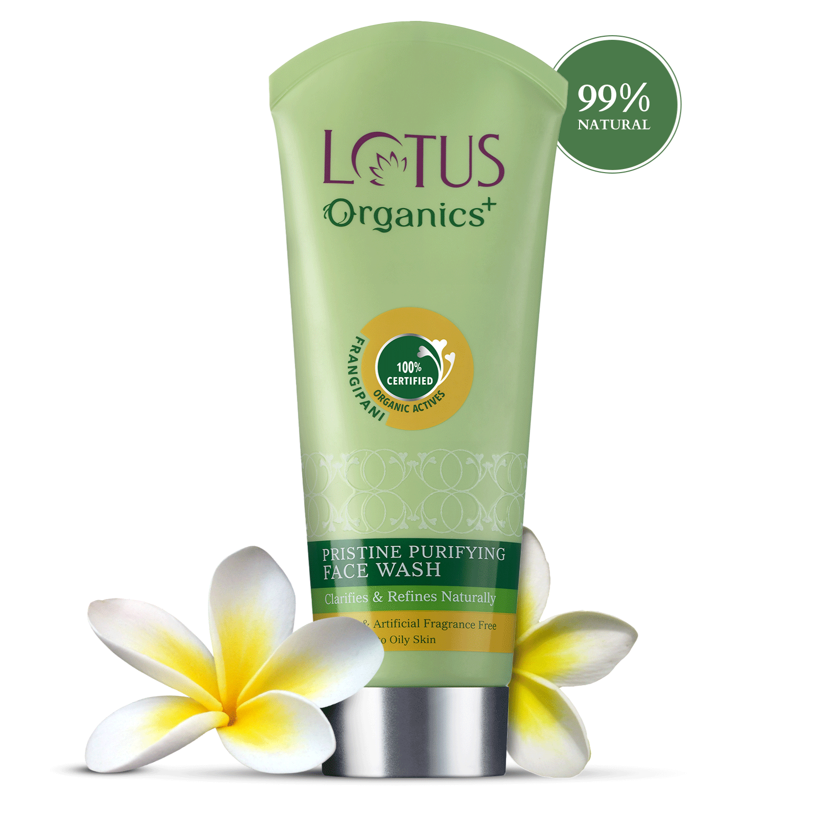 Lotus Herbals Organics+ Pristine Purifying Face Wash, 100g
