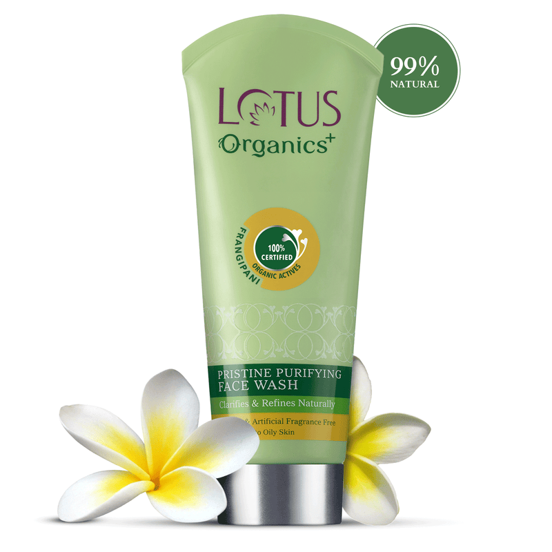 Lotus Herbals Organics+ Pristine Purifying Face Wash, 100g