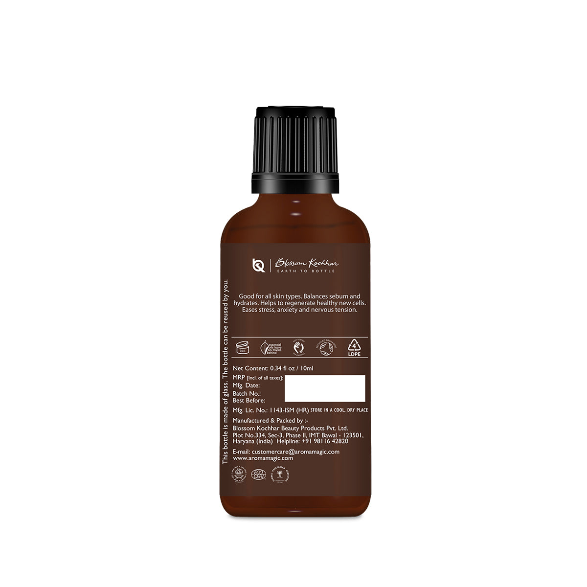 Aroma Magic Palmarosa Essential Oil, 10ml - Image 2 - Buy from Indicrest