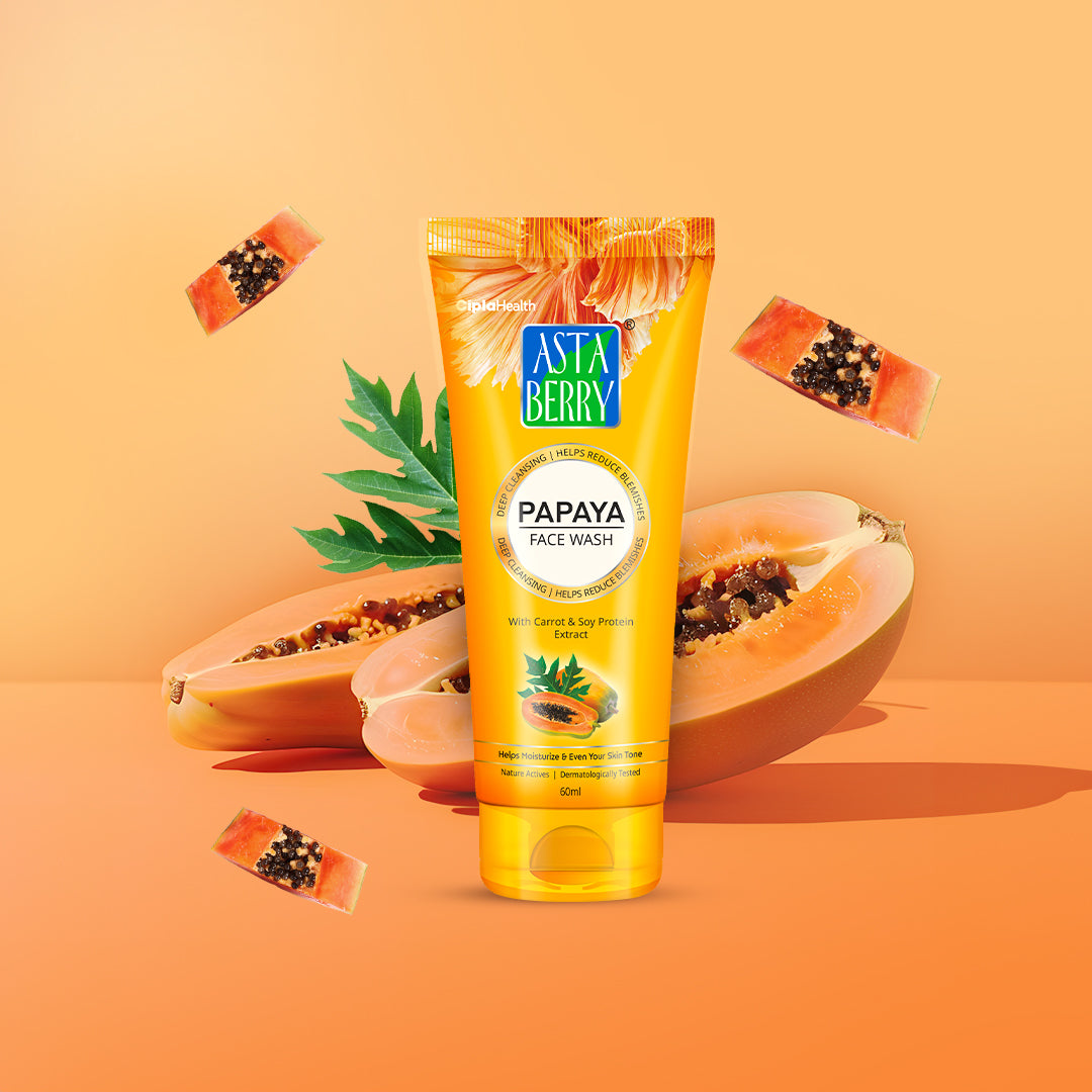 Astaberry Papaya Face Wash - Image 2 - Buy from Indicrest