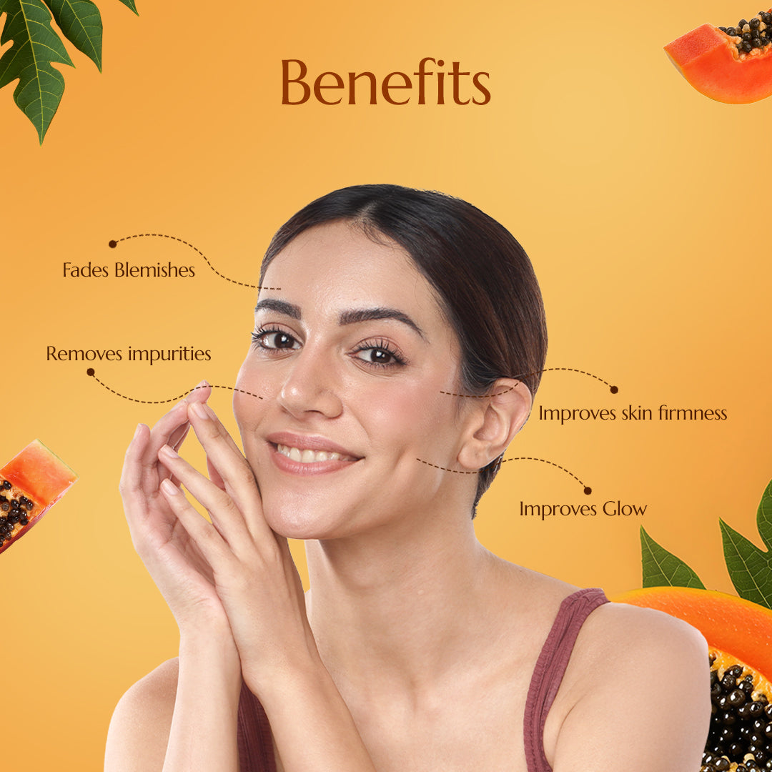 Astaberry Papaya Facial Kit | Helps reduce Pigmentation & Blemishes - Image 5 - Buy from Indicrest