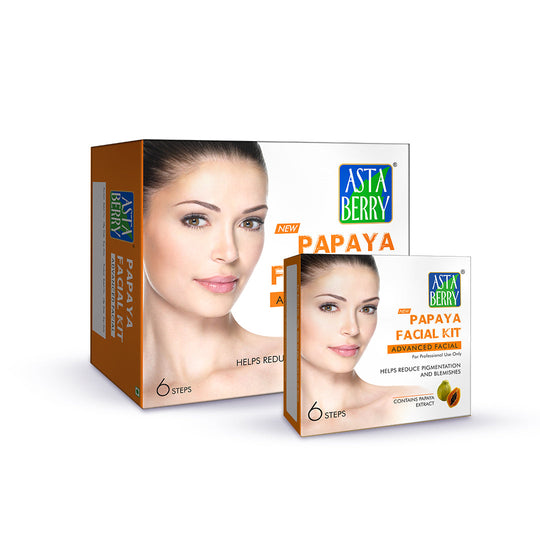 Astaberry Papaya Facial Kit | 6 Steps - Buy from Indicrest