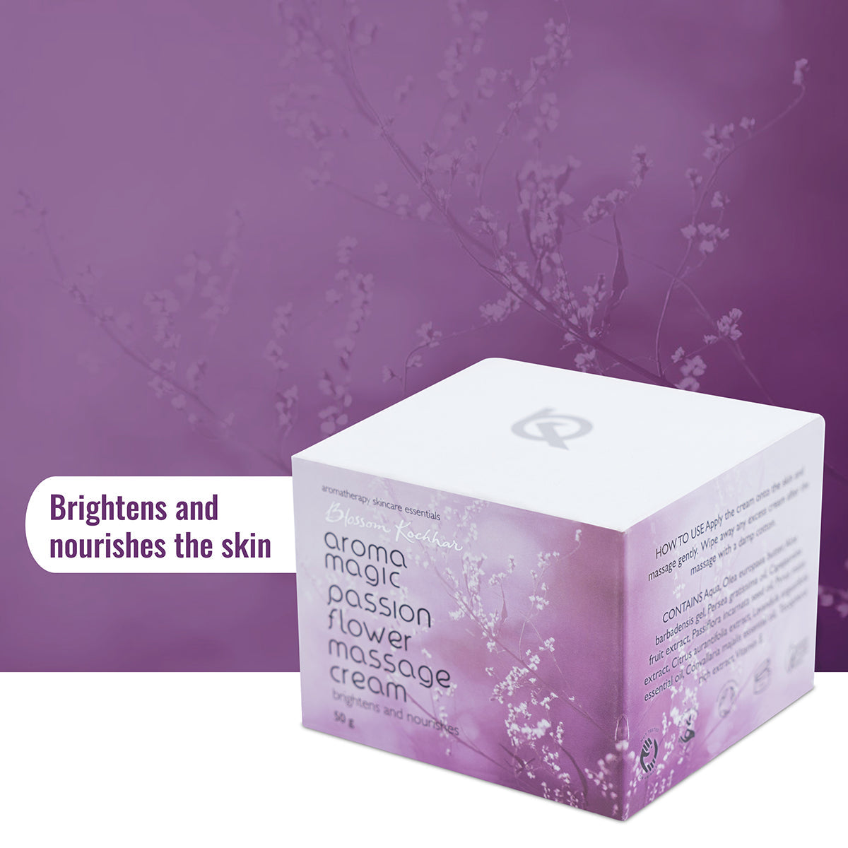 Aroma Magic Passion Flower Massage Cream, 50g - Image 3 - Buy from Indicrest