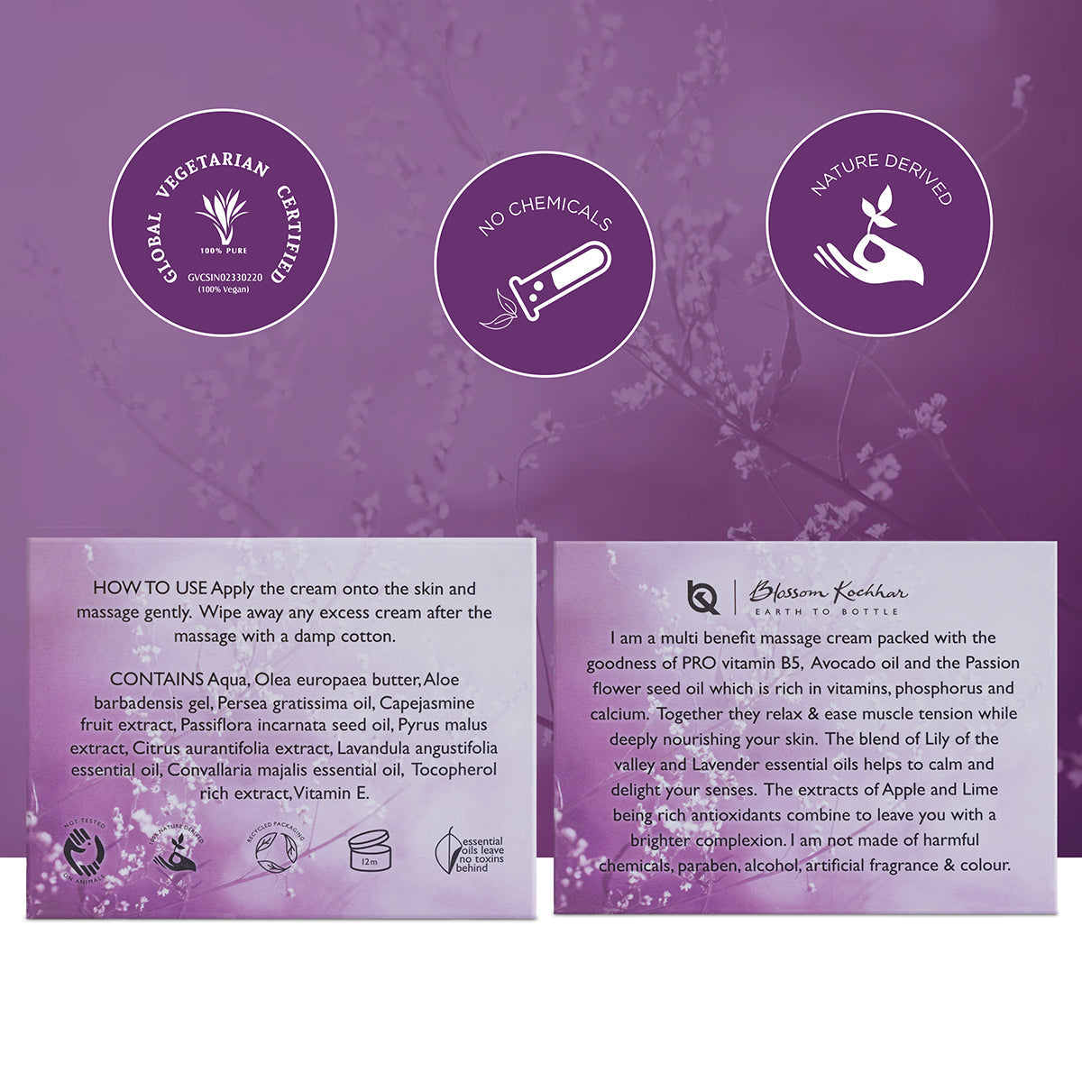 Aroma Magic Passion Flower Massage Cream, 50g - Image 5 - Buy from Indicrest