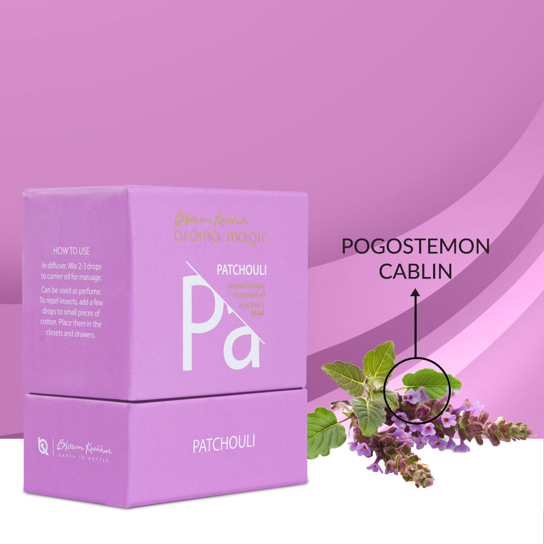 Aroma Magic Patchouli Essential Oil - Balance Oily Skin & Controls Dandruff, 10ml - Image 4 - Buy from Indicrest