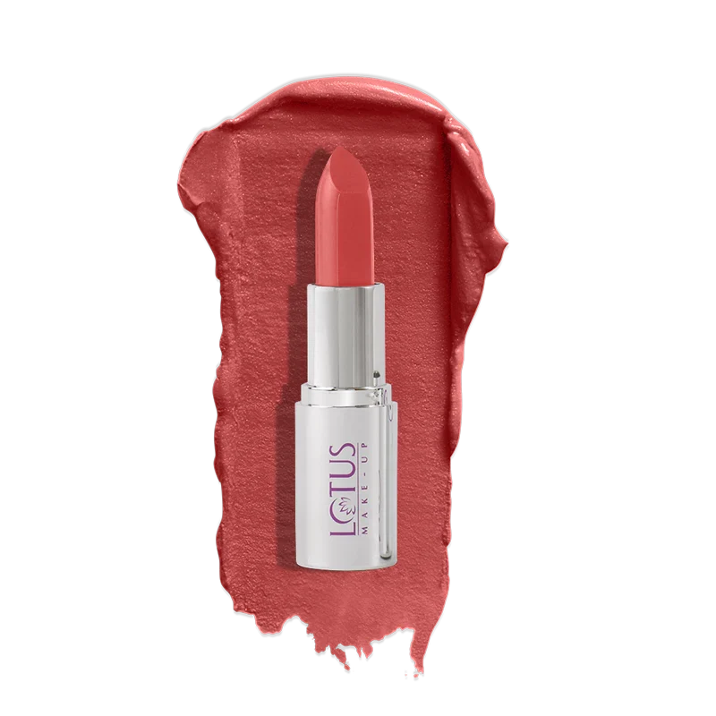 Lotus Herbals Ecostay Butter Matte Lip Color, Red Rave, 4.2g