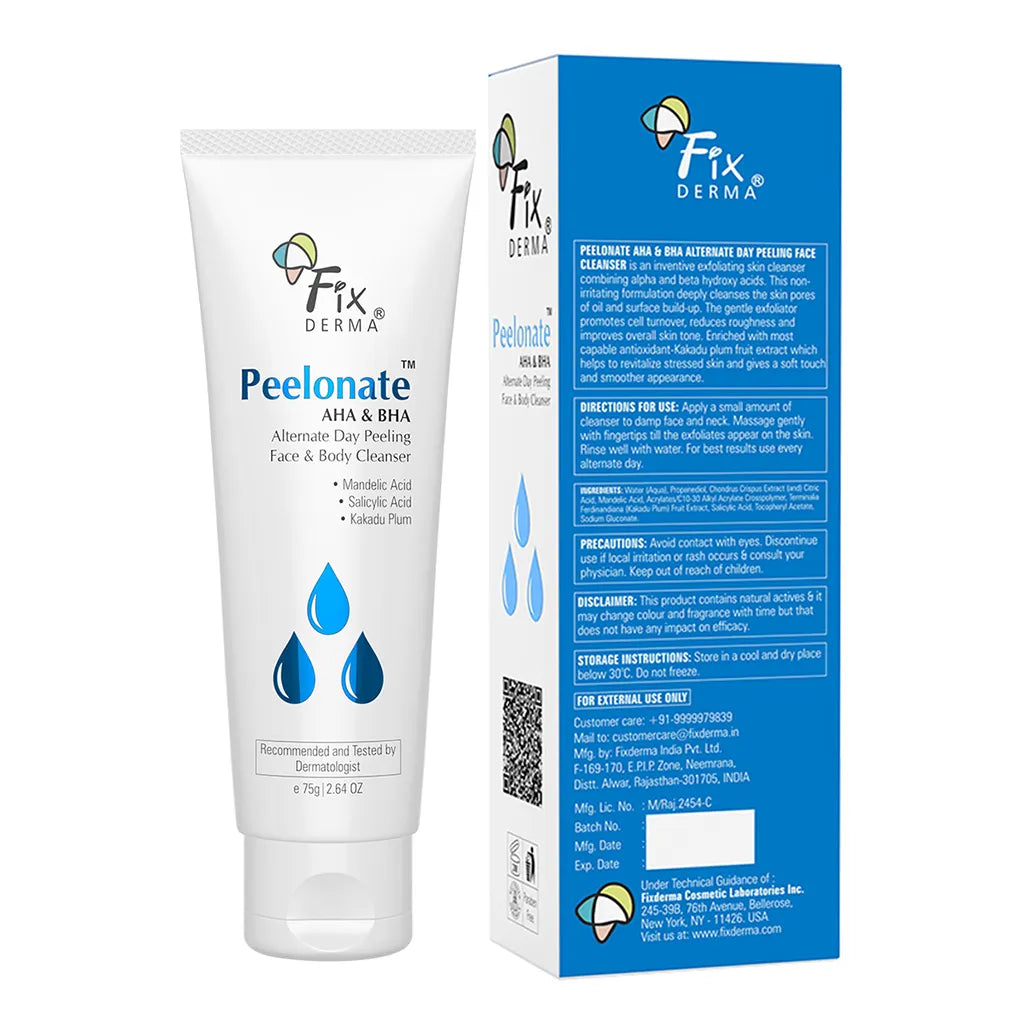 Fixderma Peelonate AHA & BHA | AHA & BHA Powered Skin Exfoliator on Alternate Days, 75g - Image 9 - Buy from Indicrest
