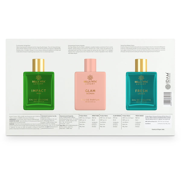 Day To Night Perfume Combo - 3 x 100ml - Image 2 - Indicrest