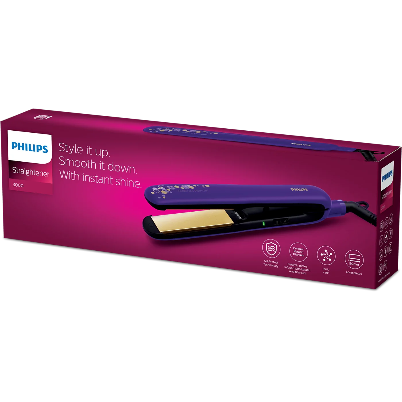 Philips BHS397 HAIR STRAIGHTNER - Indicrest