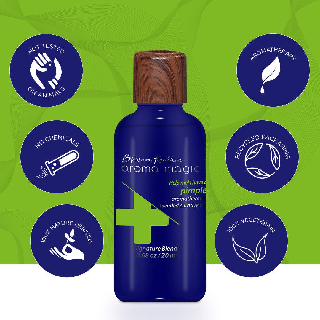 Aroma Magic Pimple Curative Oil- Help Me Range, 20ml - Image 4 - Buy from Indicrest