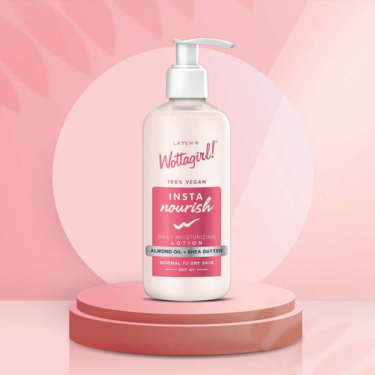 Wottagirl INSTA NOURISH LOTION, 300ml (100% VEGAN) - Buy from Indicrest