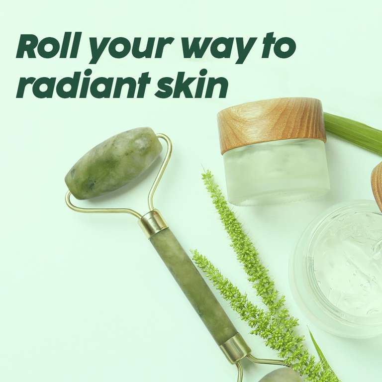 Plix Jade Roller | Enhance Skincare & Improve Circulation, 10g