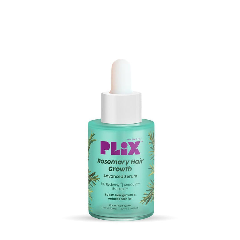 Plix Rosemary Advanced Hair Growth Serum | Reduces Hair Fall & Promotes Hair Growth, 30ml Buy at Indicrest