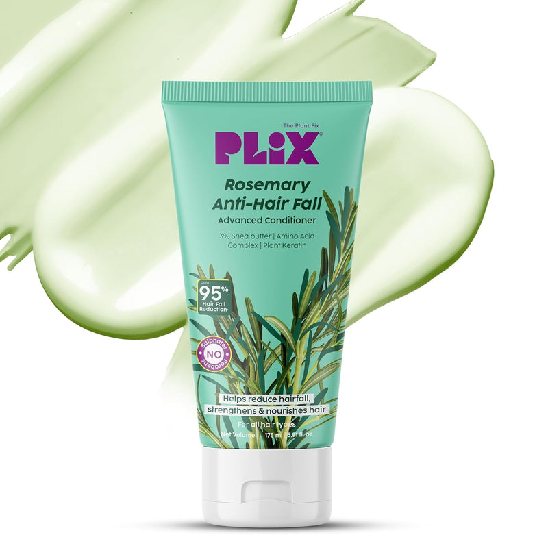 Plix Rosemary Anti-Hair Fall Advanced Conditioner for Soft, Smooth & Shiny Hair, 175ml Buy at Indicrest