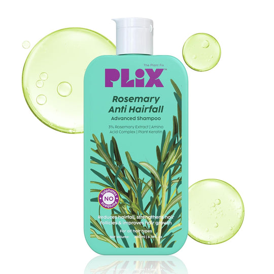Plix Rosemary Anti-Hairfall Advanced Shampoo for Stronger, Fuller Hair, 200ml Buy at Indicrest