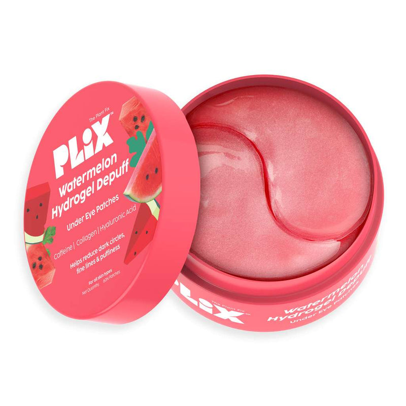 Plix Watermelon Hydrogel Under Eye Patches for Dark Circles & Puffiness With Caffeine, 60 Patches Buy at Indicrest
