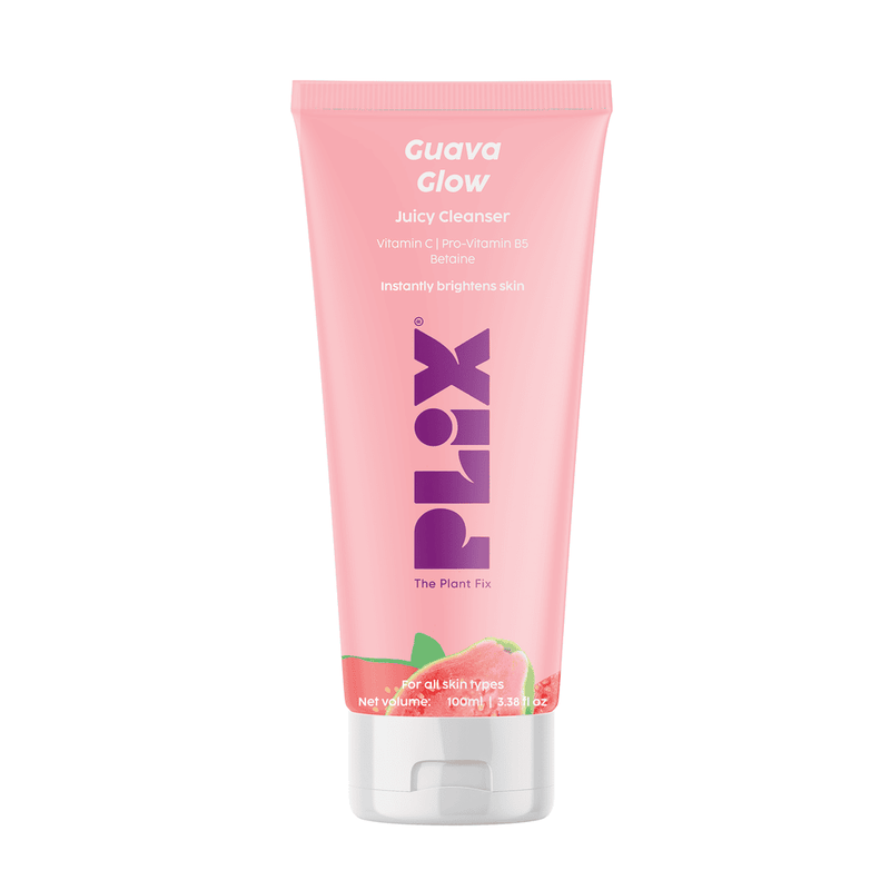 Plix Guava Glow Vitamin C Brightening Face Cleanser – 100ml Buy at Indicrest