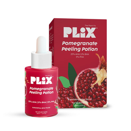 Plix Pomegranate Peeling Potion for Smooth, Tan-Free Glowing Skin, 30ml Buy at Indicrest