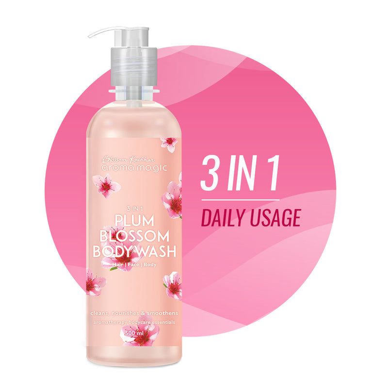 Aroma Magic 3 in 1 Plum Blossom Body Wash For Skin, Hair, and Body, 220ml - Buy from Indicrest