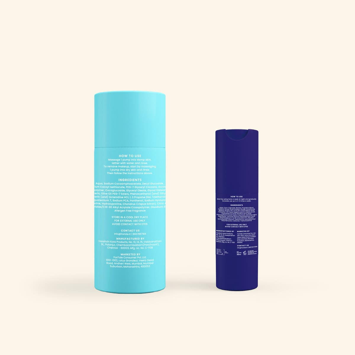 Foxtale Pore minimizing essentials Hydrating Face Wash + 0.15% Retinol Night Serum - Image 6 - Buy from Indicrest