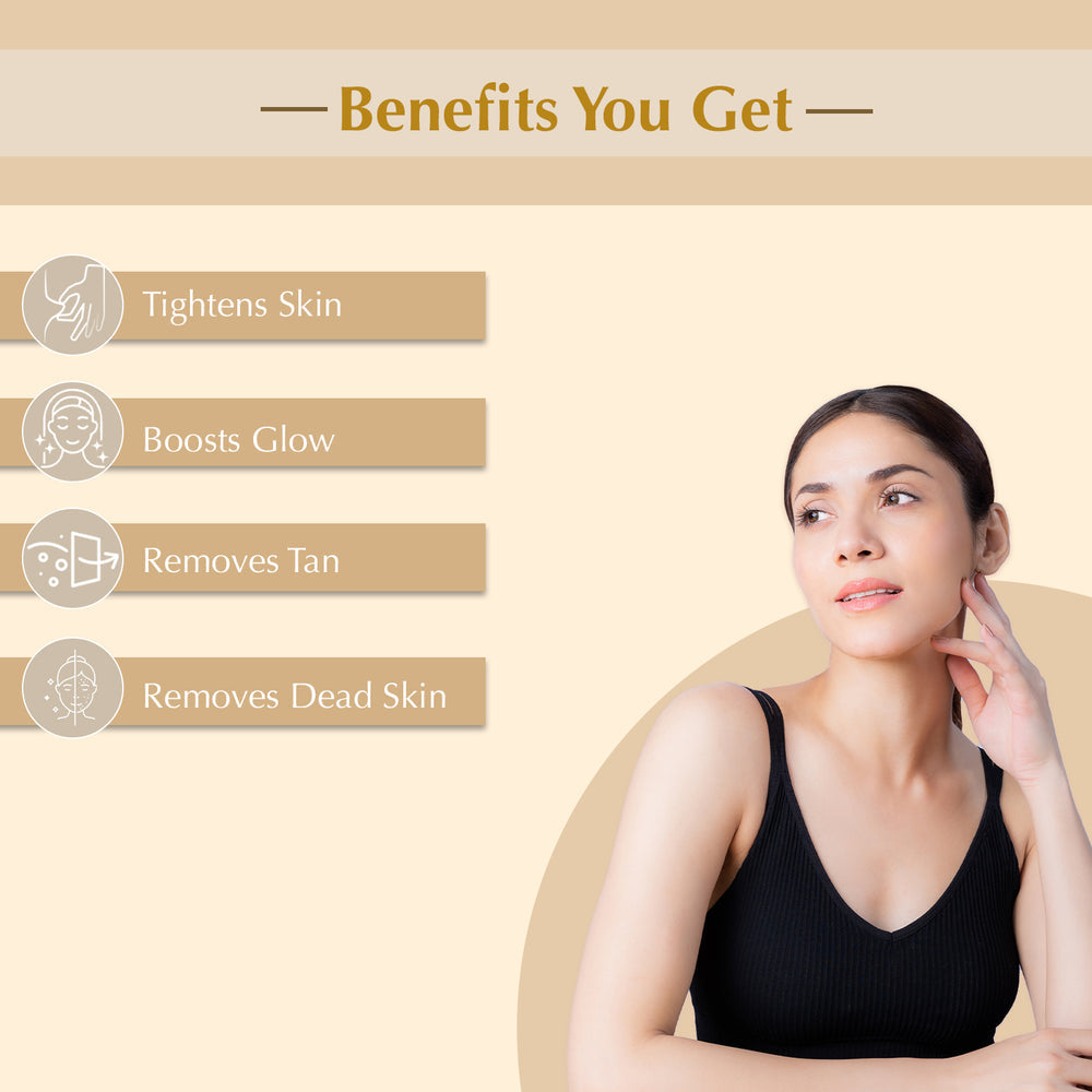 SARA Vitamin C Line Body Mould Mask No-13 ( IN JAR) + SARA Oxy D tan Mask-72g - Image 3 - Buy from Indicrest