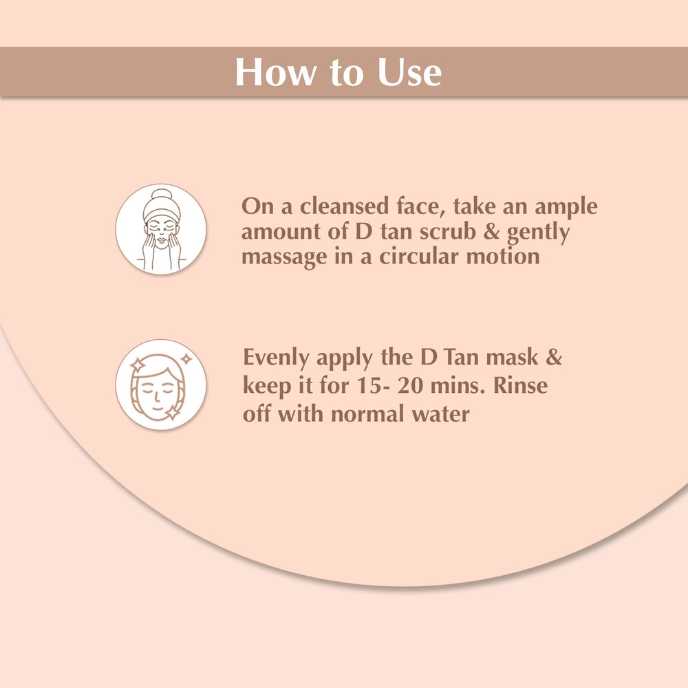 Sara Radiance D-TAN Mask + Scrub, 200g - Image 5 - Buy from Indicrest