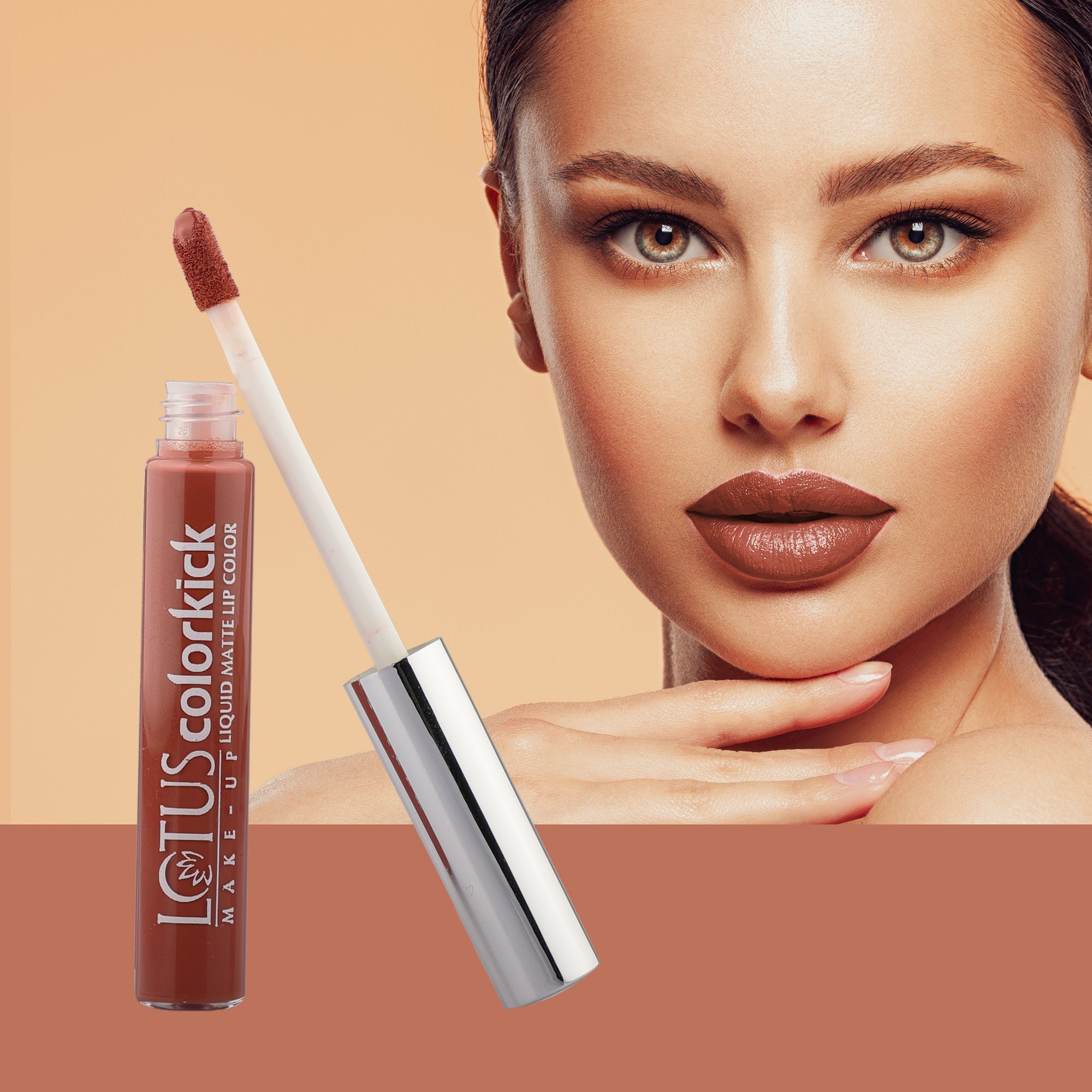Lotus Herbals Colorkick Liquid Matte LipColor, CLM12, 6g