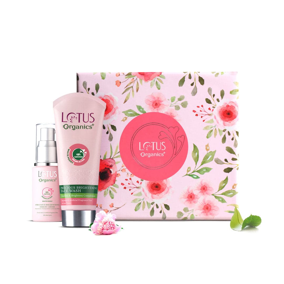 Lotus Herbals Precious Brightening Facewash & Serum-Creme collection, PB Face Wash 100g PB serum 30ml