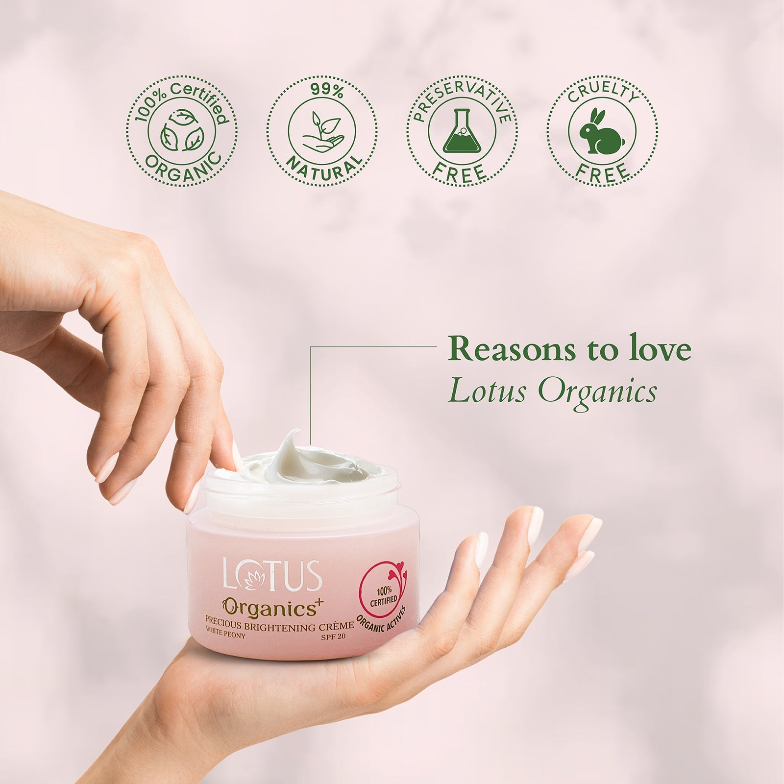 Lotus Herbals Precious Brightening Summer Glow Trio, 100g 100g 50g