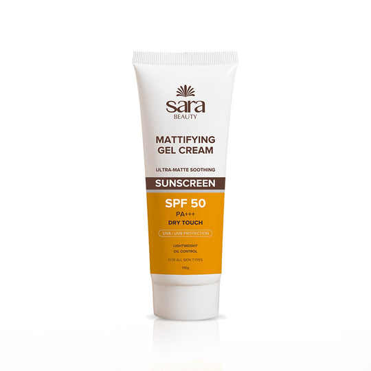 Sara Mattifying Gel Cream Sunscreen SPF 50 - Buy from Indicrest