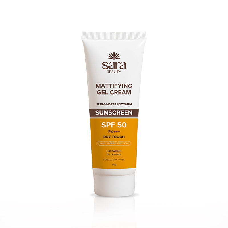 Sara Mattifying Gel Cream Sunscreen SPF 50 - Buy from Indicrest