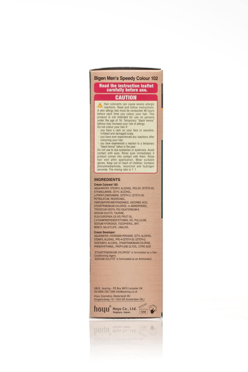 Product contents: tubes, comb, tray, and gloves