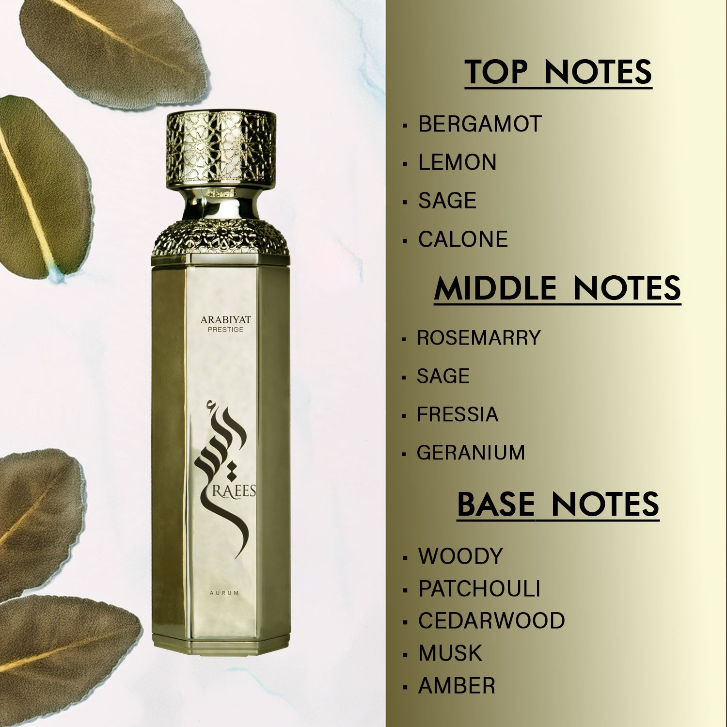 Arabiyat Prestige Raees Aurum EDP, 180ml Men - Image 4 - Buy from Indicrest
