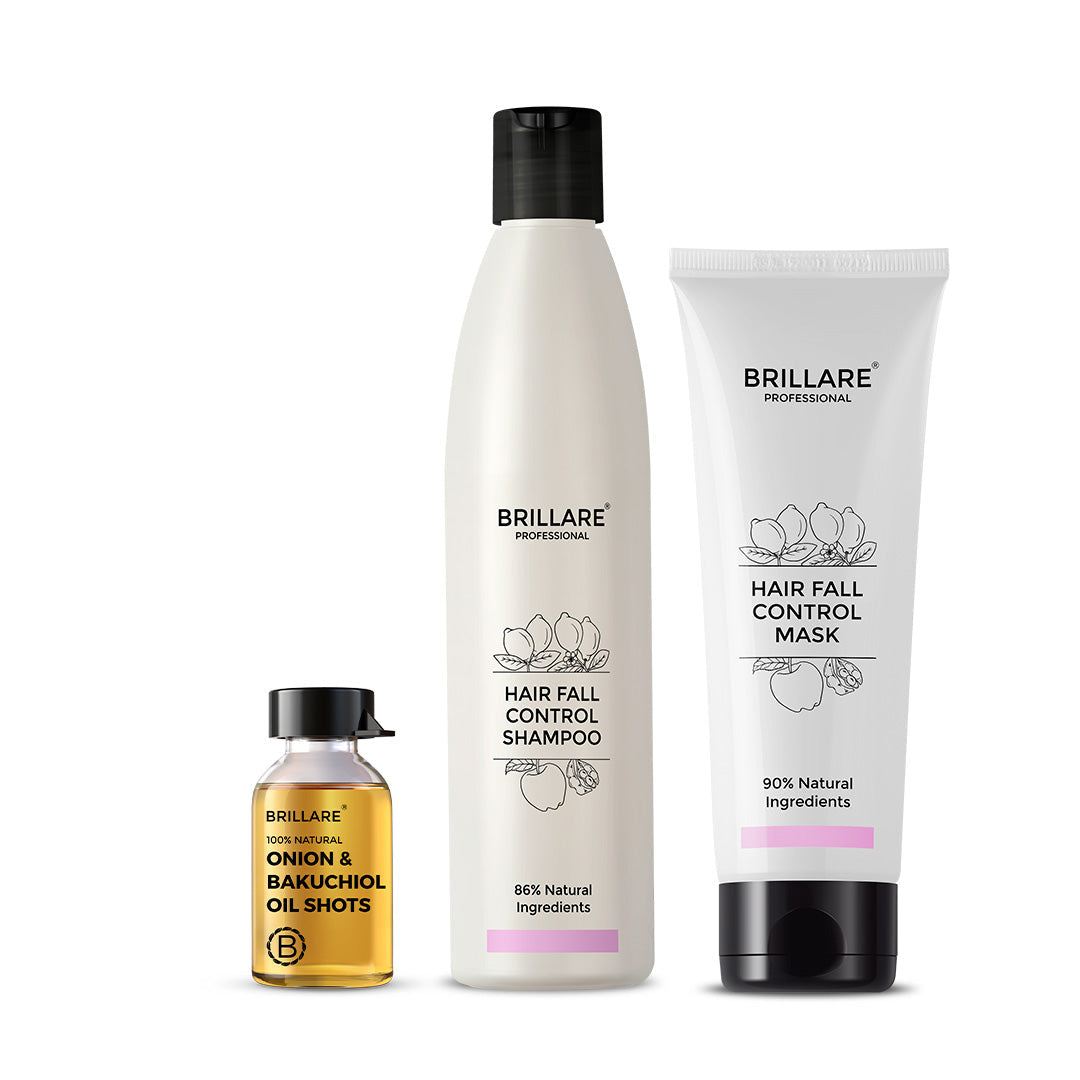 Brillare Complete Hair Fall Control Kit (Professional) - Buy from Indicrest