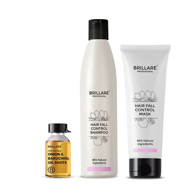 Brillare Complete Hair Fall Control Kit (Professional) - Buy from Indicrest