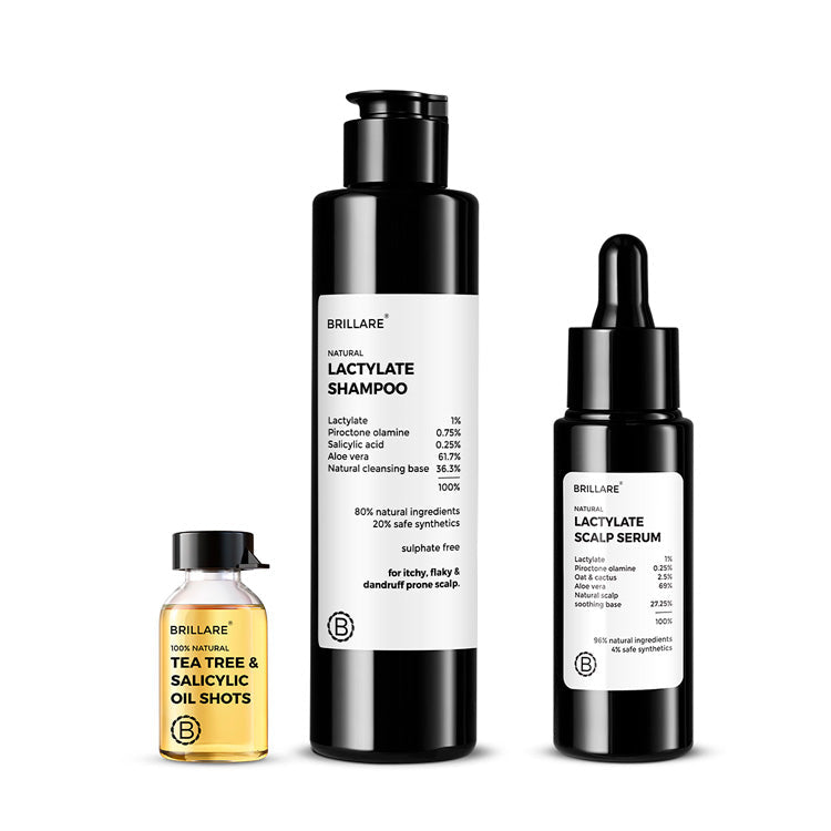 Brillare Complete Dandruff Control Kit (Natural) - Buy from Indicrest
