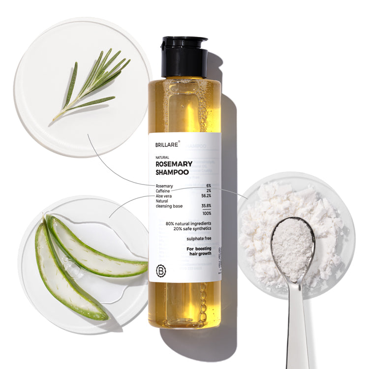 Brillare Rosemary Oil Shots with Shampoo For Visible Hair Growth - Image 3 - Buy from Indicrest