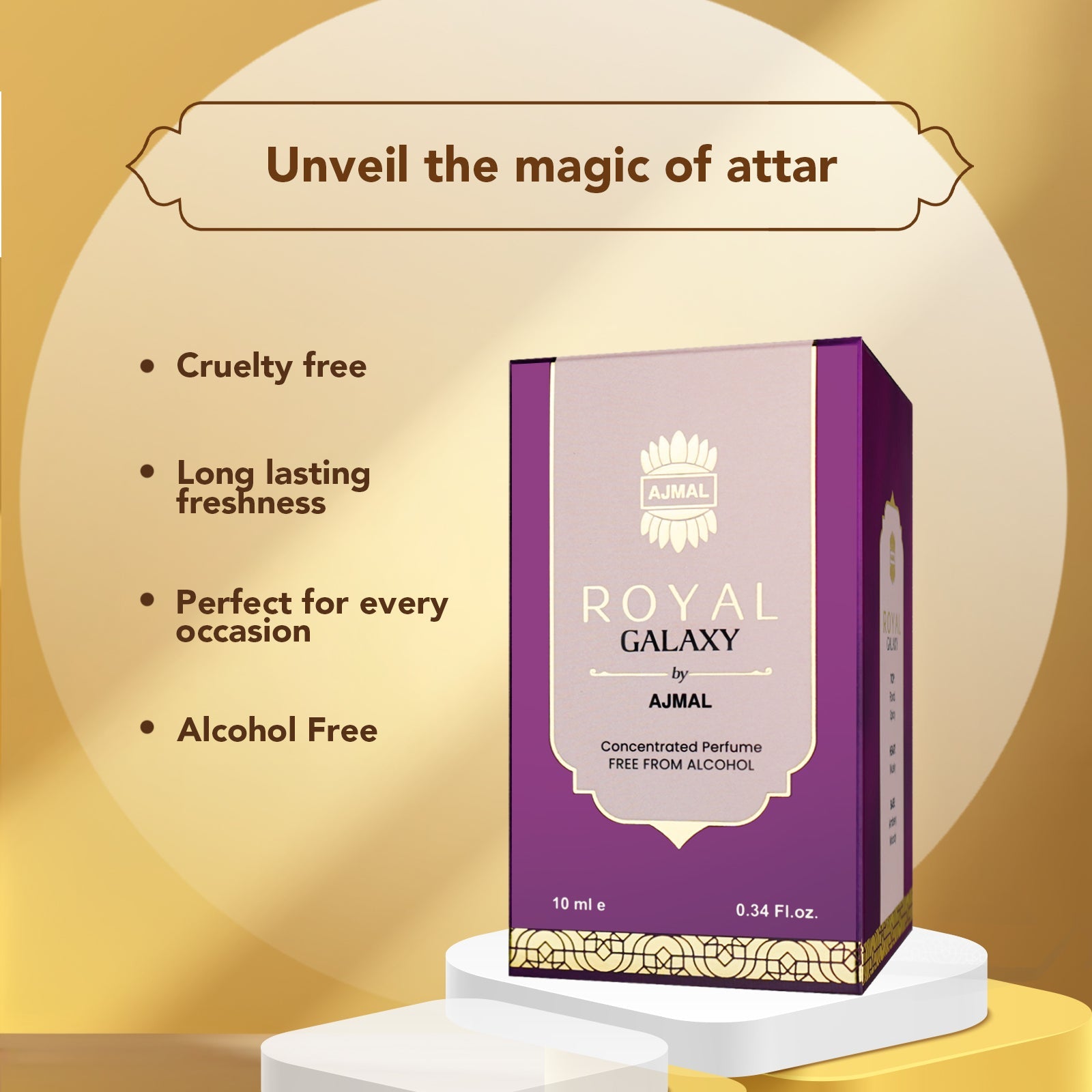 ROYAL-GALAXY Non-Alcoholic Attar 10ML for Unisex - Image 4 - Buy from Indicrest