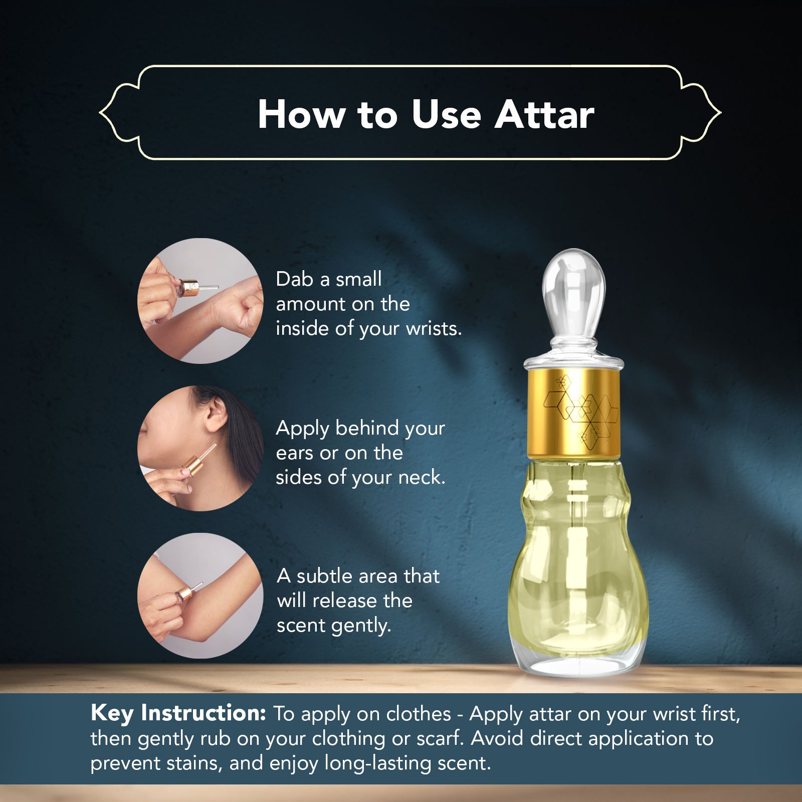 ROYAL-PEARL Non-Alcoholic Attar 10ML for Women - Image 3 - Buy from Indicrest